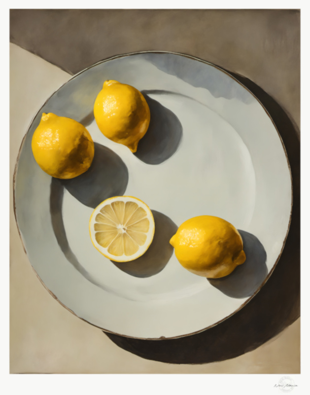 Lemon Still Life artwork